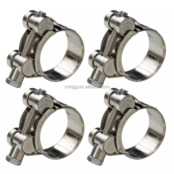 ODM Heavy Duty Clamp Manufacture Exhaust Hollow T Bolt European Clamp Carbon Steel Pipe Clamps Metric Measurement System