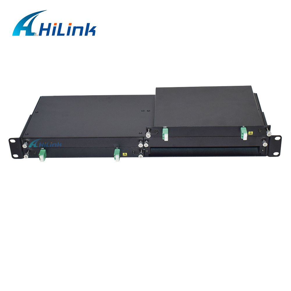 1U Rack DF-SF-CVR-LGX QSFP QSFP28 40 100G 80KM Dual Fiber to Single Fiber Converter Adapter