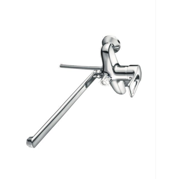 Zinc Alloy Body Hot and Cold Brass Cross Style Mixer Tap for Bathroom in Apartments