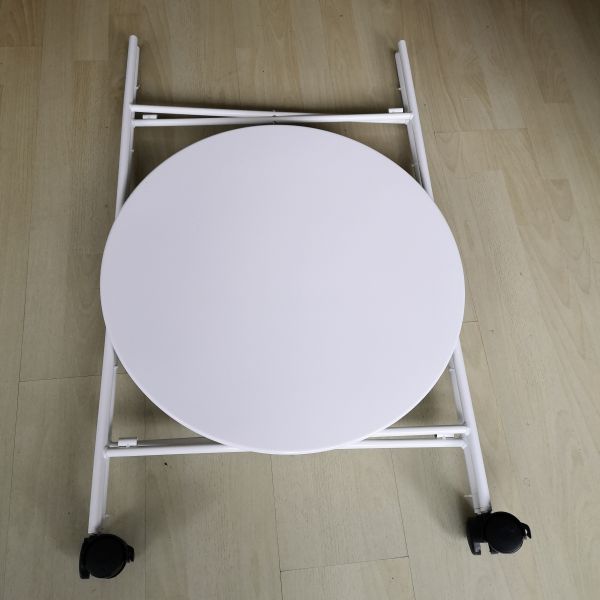 W60 x H57cm Home Round Metal Table House Kids Table For Painting