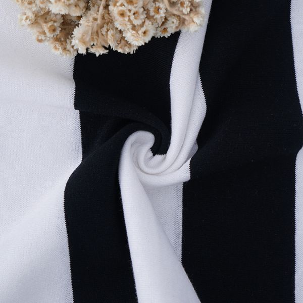 Мягкая и проницаемая и прочная проницаемая полосатая хлопковая ткань для рубашек с длинными рукавами