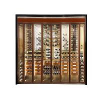 Luxury Metal Wine Storage Cabinet Temperature Control Refrigerated Wine Rack