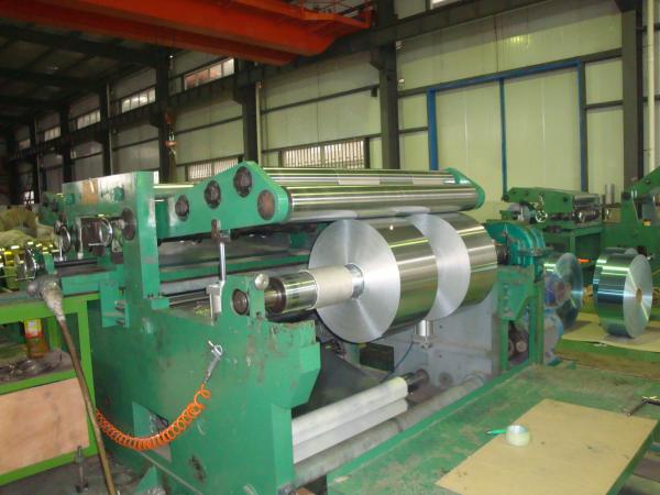 Folha de alumínio personalizada da aleta da transferência térmica bobina da folha de alumínio de 76mm/de 150mm/de 200mm