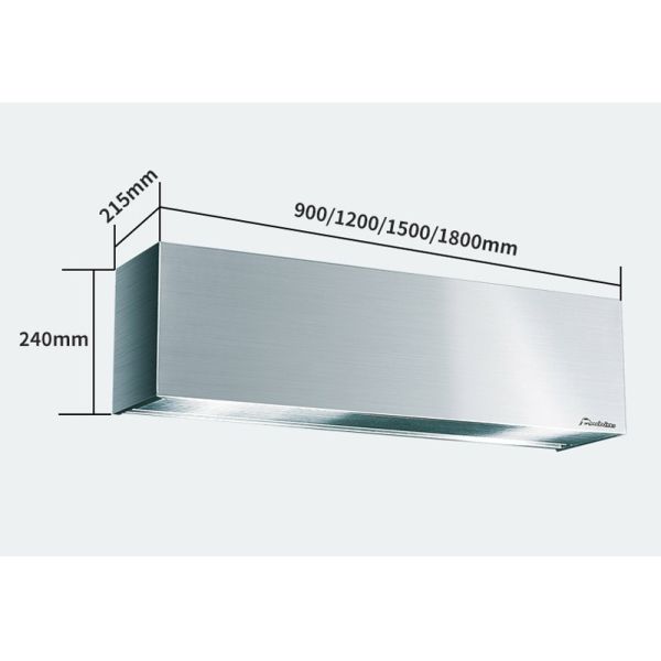 SS304 Stainless Steel Air Curtain 1500mm for 2.5-4m Doors