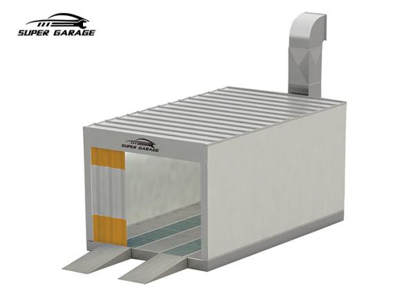 Down Draft Car Paint Spray Booth 6.5Kw Preparation Bay / Dry Sanding / Prep Room
