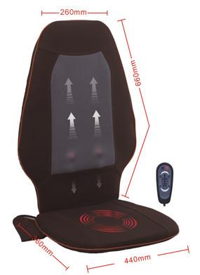 Whole Back Up And Down Massage Seat Cushion ABS And PU Leather Material