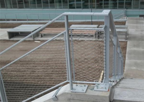High Durability Balustrade Wire Mesh Infill For Indoor / Outdoor Protection