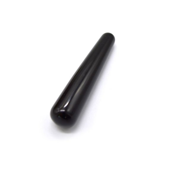 10*2cm Black Obsidian Yoni Wand Your Ultimate Tool for Women's Health and Massage