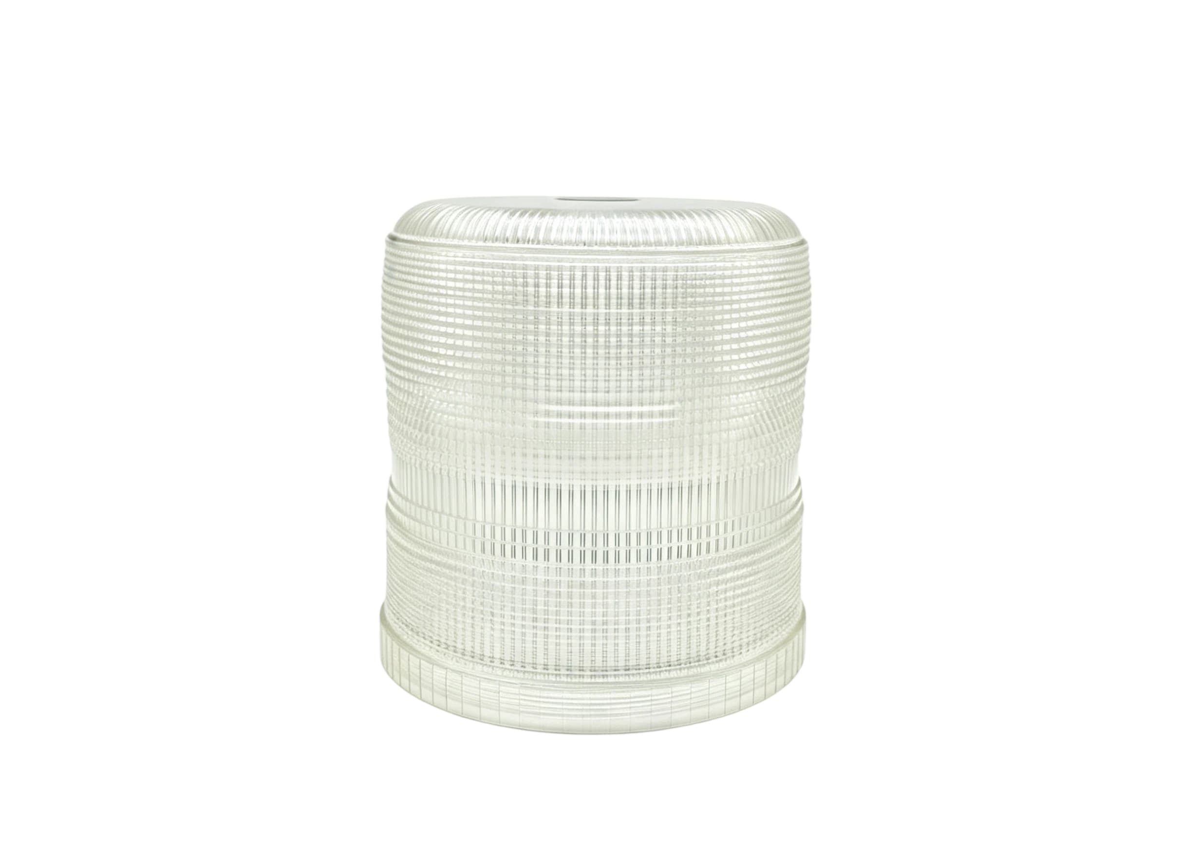 White Polycarbonate LED Beacon Lens Cover Replacement for Vehicle Warning Light