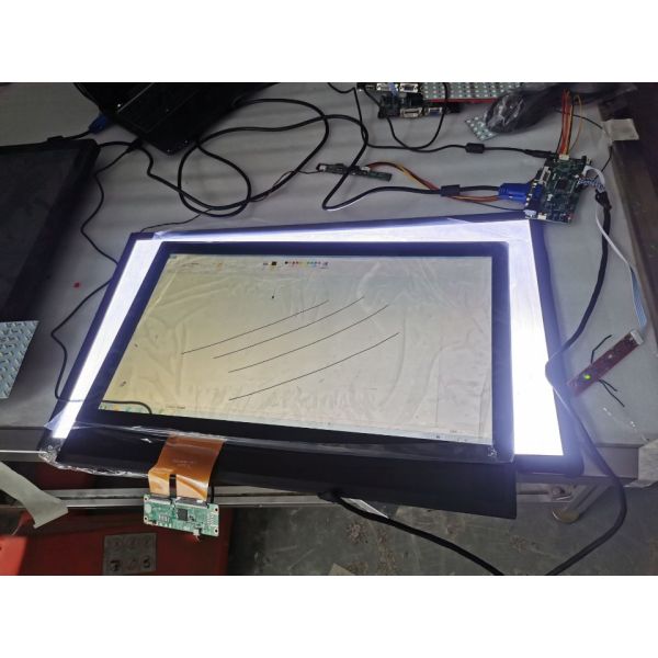 4096×4096 400cd/m2 взаимодействующий прозрачный LCD показывают HDMI 86