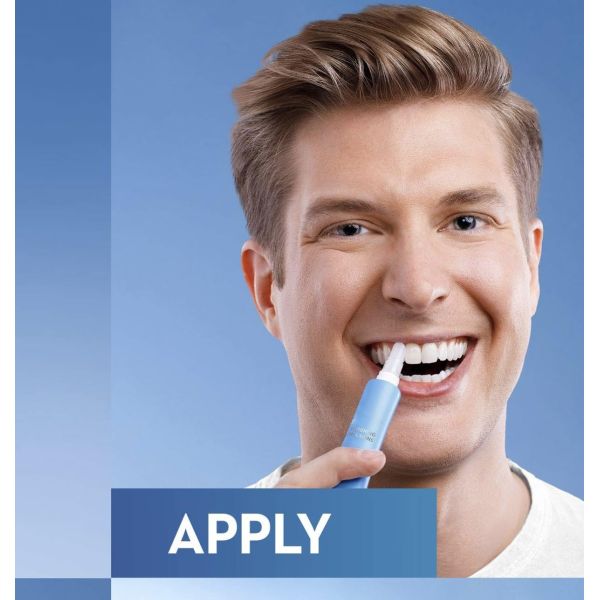 Leave On Teeth Whitening Gel Pen 0.35 Oz Tube No Sensitivity 2Pcs Pack