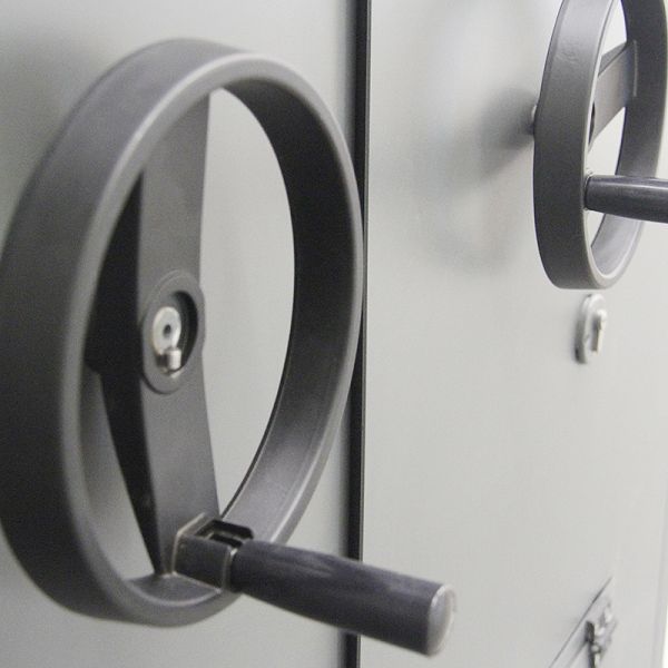Thick Steel Explosion Proof Door Full Steel Construction Anti Blast Door