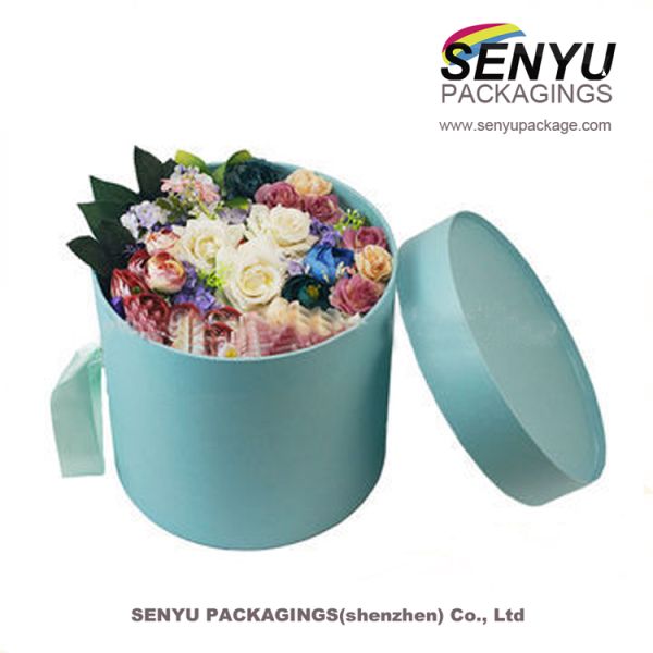 Трубка бумаги цветка подарка упаковывая вокруг роскоши картона с изготовленным на заказ логотипом