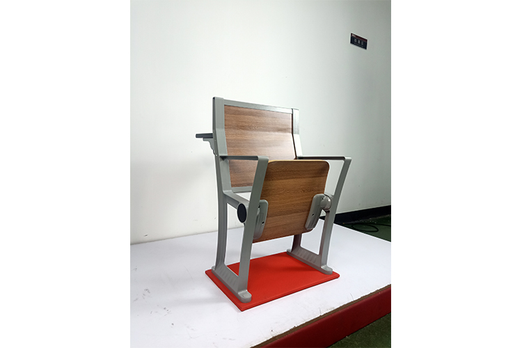 Чтение стола Backrest стула лекционного зала лестницы школы класса стальным сложенного коллежем