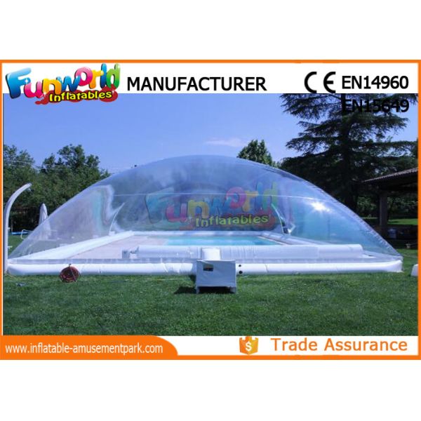 Укрытие крышки бассейна шатра крышки бассейна ПВК прозрачное раздувное