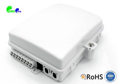 Material plástico exterior fixado na parede ótico de caixa terminal de caixa de distribuição da fibra ótica do quadro de distribuição 24F