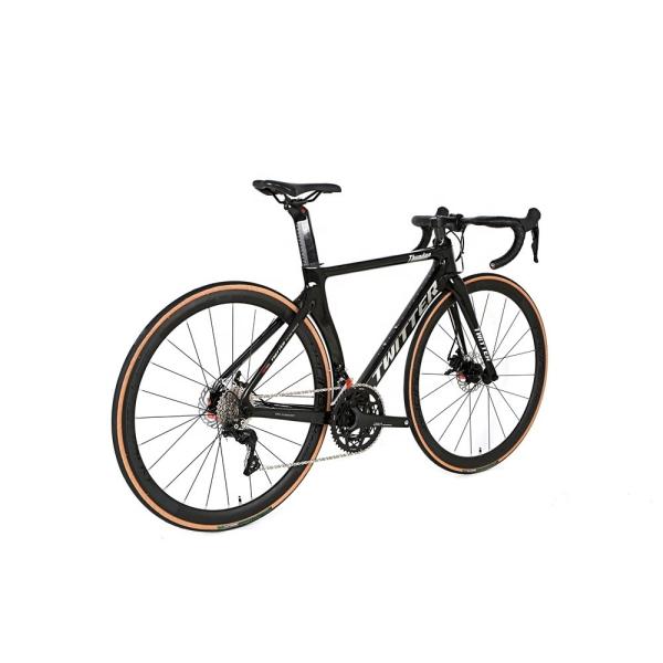 Frame Carbon Road Bike Twitter 700c 25c Carbon Fiber Frame Roadbike 22 Speed Bicycle for Men Shimano Groupset Wheel Size 700c