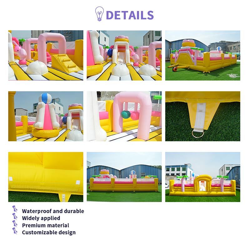 Durable PVC Inflatable Toddler Park Commercial Grade Bouncy Castle Playground for Outdoor Kids Event Party Rental