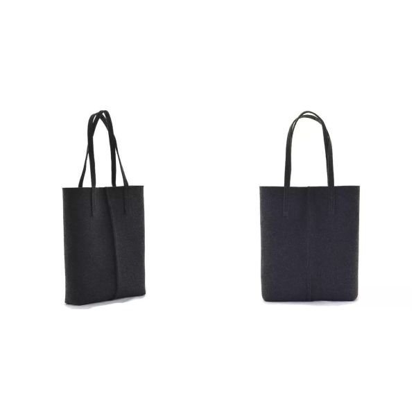 Biodegradable Non Woven Felt Tote Bags For Women Shopping