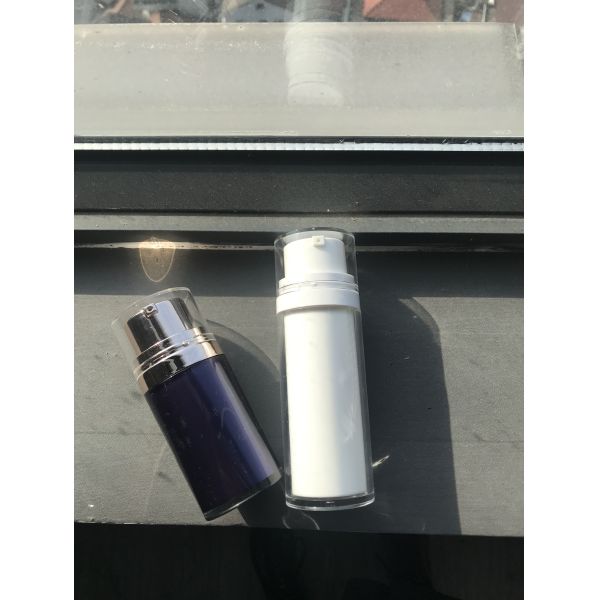 Skin Care Cosmetic Packaging 30ml 50ml Replaceable Airless Bottle with Screen Printing