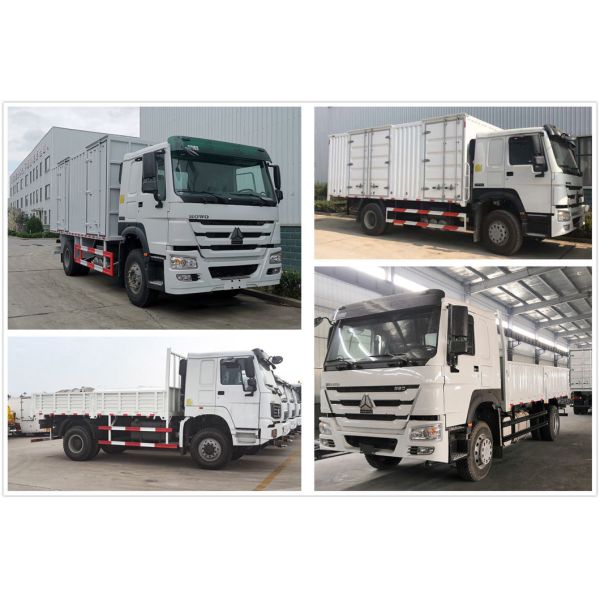 4X2 Carga ligera / camión de descarga para África LHD / RHD Estilo de conducción Certificación de neumáticos ECE