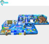 Jeux à thème de l'océan Lieu de jeux intérieur Équipement de jeux doux Parc pour enfants TUV