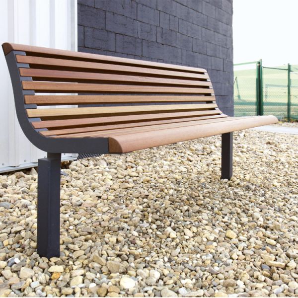 OHSAS18001 Certificate Airport Seating 4 Seater Wooden Bench