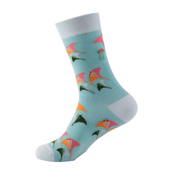 Customized OEM Best Novelty Funky Colorful Funny Man Cotton Socks