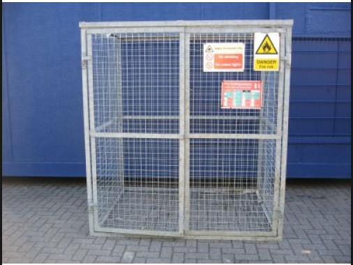 Folding Steel Stackable Storage Cage Design Metal Cages Gas Bottle Storage Cage