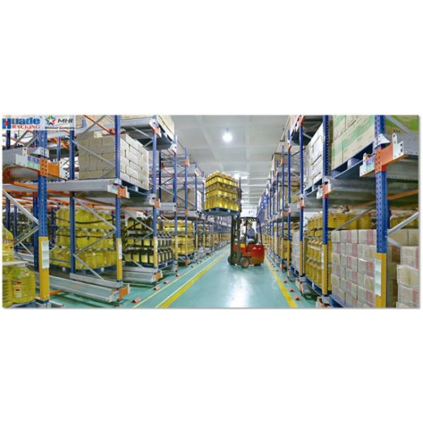 Warehouse High Density Cold Storage System Large Capacity Customized Color