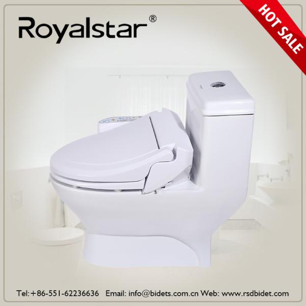 Healthcare Smart Bidet Toilet Seat , Water Toilet Bidet Round / Elongated Size