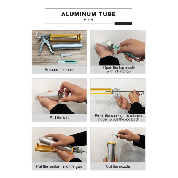 MH571A Windshield Sealant Car Joint Auto Glass Roof RTV PU Silicone Sealant for Automotive Leak
