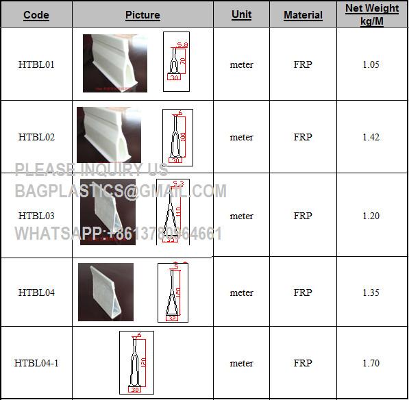 Fiberglass Support FRP Beam Plastic Cast Iron Slat Floor Beam Support Farrowing Crate