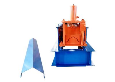 Espessura 0.5-3mm da folha da bobina do diâmetro 70mm Ridge Cap Roll Forming Machine do eixo
