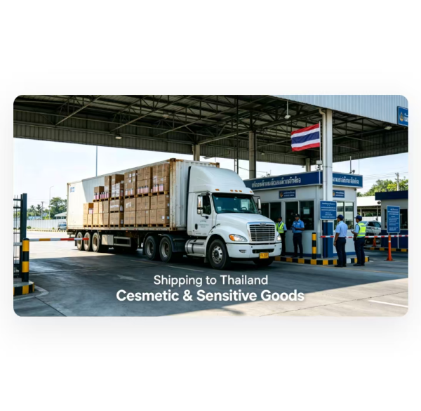 Delivered Duty Paid Shipping To Thailand Cosmetic Logistics For Sensitive Goods