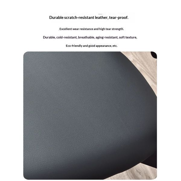 OEM Modern Backrest Upholstered Chair Restaurant Apartment Villa Bar Hotel Ergonomic Leather Chair Wooden Dining Room Chair