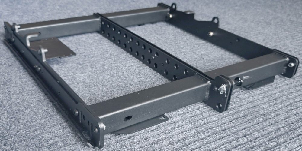 line array system flying rigging bumper stack metal frame