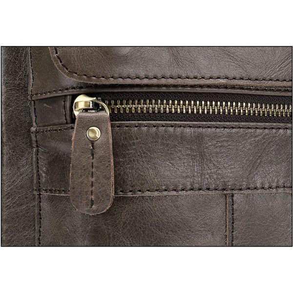 Leather Laptop Briefcase For Men Or Women Office School Bag BRB04