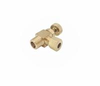 Válvula de agulha 1/4NPT de bronze sem chumbo com volante de bronze