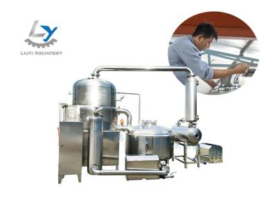 SS 304 Vacuum Automatic Snacks Frying Machine For Fruit Vegetable Chips Making