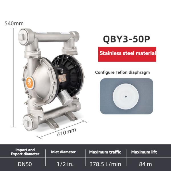 Polypropylene Pneumatic Diaphragm Dosing Pump for Engineering QBK-40PP