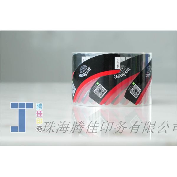 Durable PE PET Personalized Wine Bottle Labels Matte Glossy Coating
