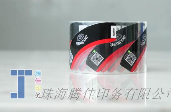 Durable PE PET Personalized Wine Bottle Labels Matte Glossy Coating