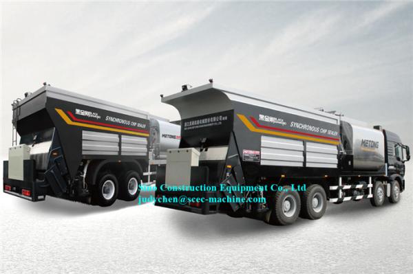 Synchronous Sealing Truck SCEC5168TFCT Asphalt Tank 6m3 For Asphalt Crushed Stone