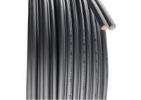 Câble solaire d'EN50618 12AWG XLPO de noyau jumeau noir de gaine