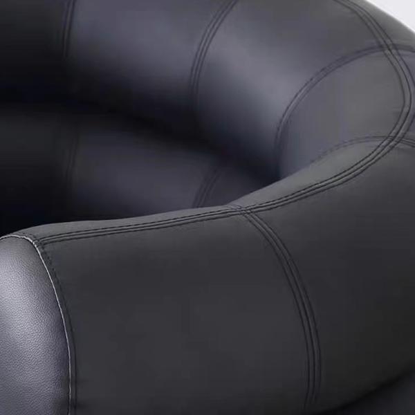 ExecutiveComfort Armrest Leisure Chair With Business-Style Aesthetic