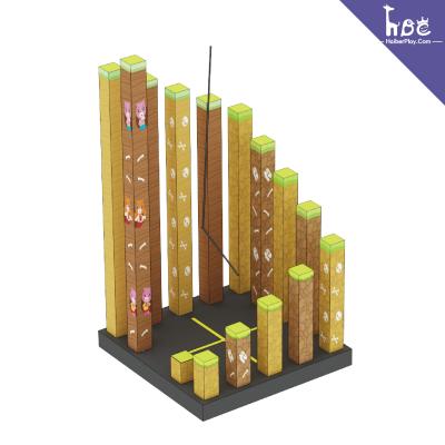 Équipement de terrain de jeux en intérieur sécurisé