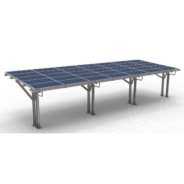 High Stability Carport Solar System ECO Γ Frame Carport Economical Long Lifespan