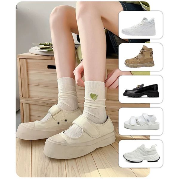 Calcetines personalizados de algodón para mujeres Calcetines de uso diario sostenibles y transpirables