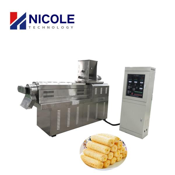 500kg/H Ce Snack Food Production Line Twin Screw Stainless Steel Puffed Core Filling